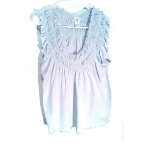 Free People We The Free Pale blue blouse